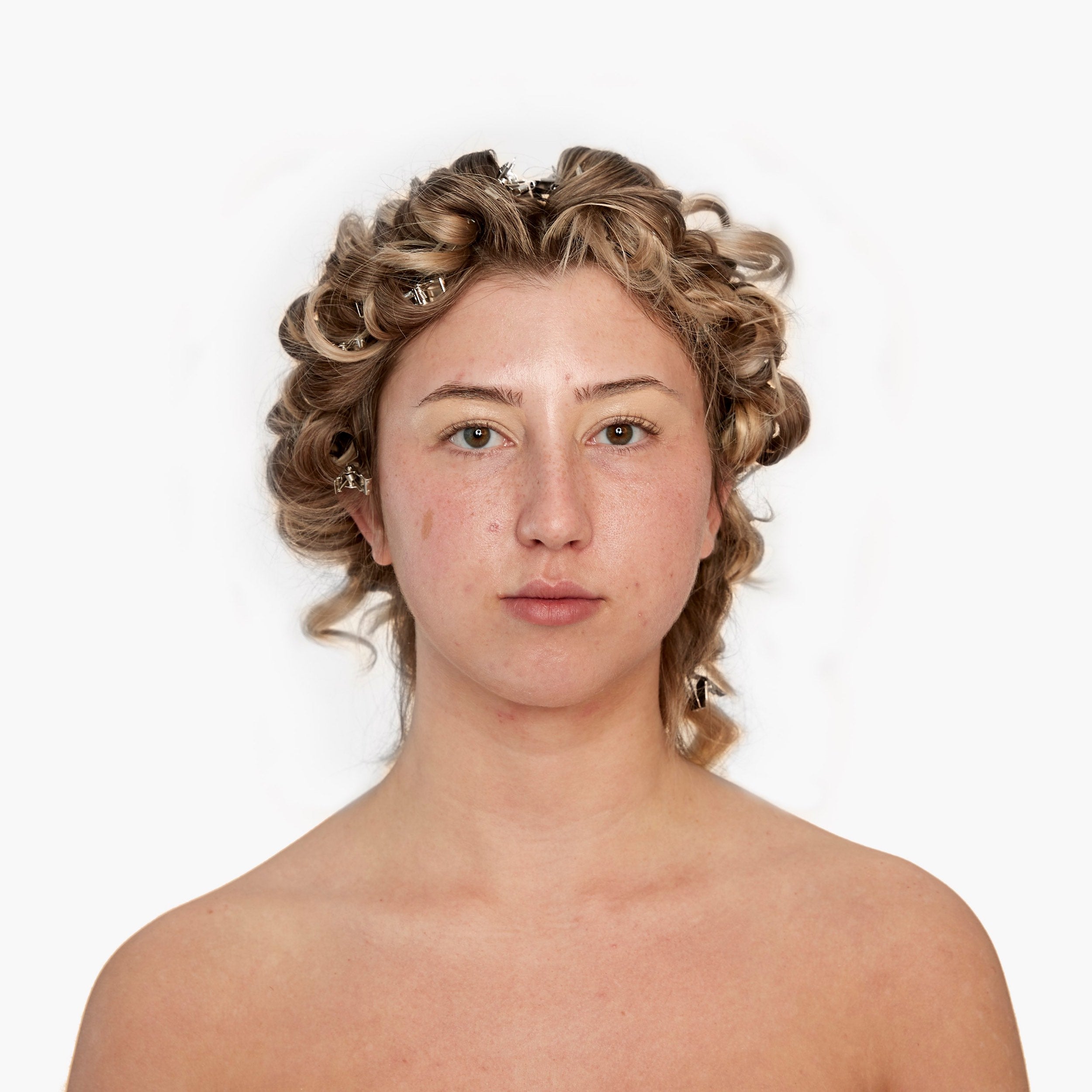 Image of woman with out make up on